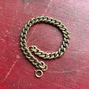Vintage Gold Filled Cuban Link Chain Bracelet