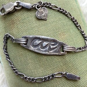 Vintage Sterling Silver .925 CTR Link Chain Bracelet
