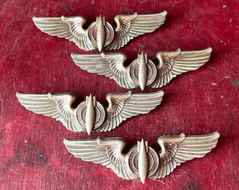 Antique World War II Army Air Force Bomber Sterling Silver AMCRAFT