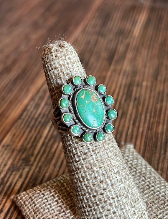 Sz 5.75 ~ Vintage Native American Fred Harvey Era Sterling Silver