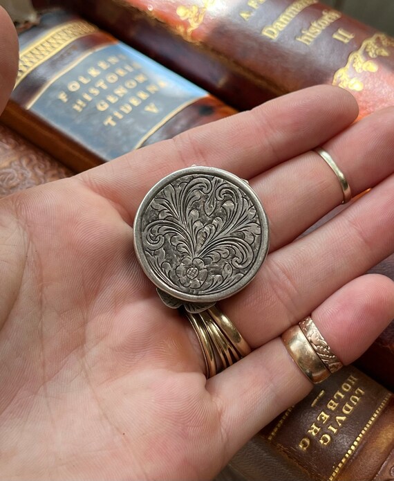 Antique European 800 Silver Pill, Snuff, Trinket … - image 3