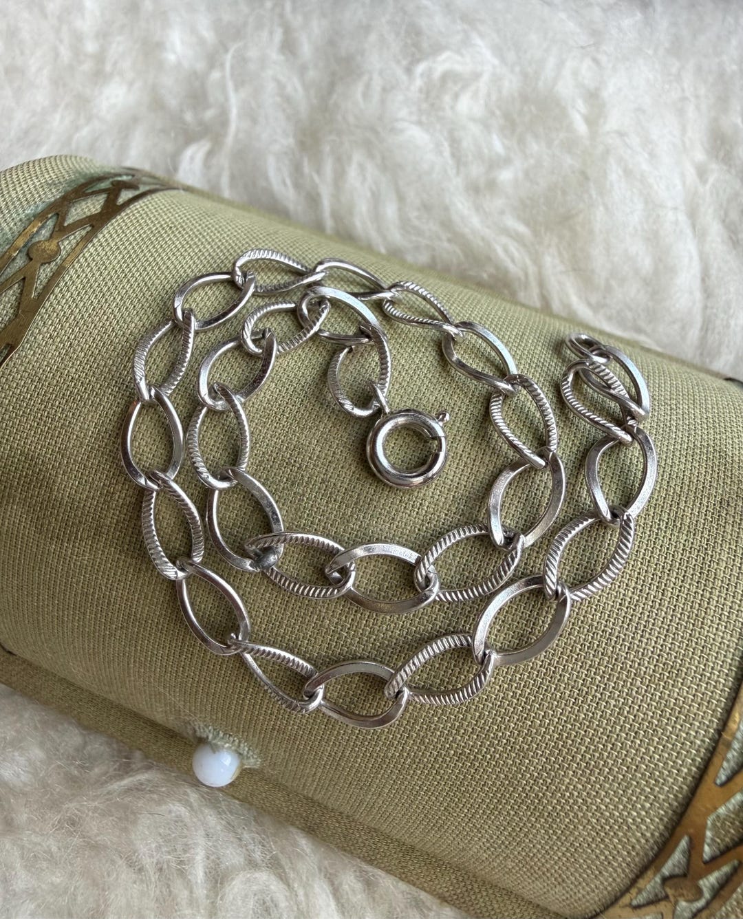 Vintage 9 Inch Sterling Silver .925 Link-chain Bracelet - Etsy