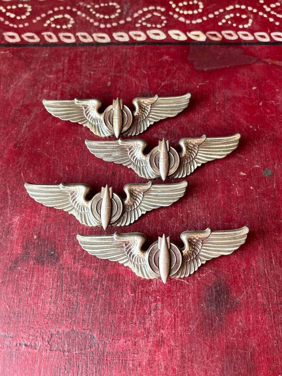 Antique World War II Army Air Force Bomber Sterling Silver AMCRAFT