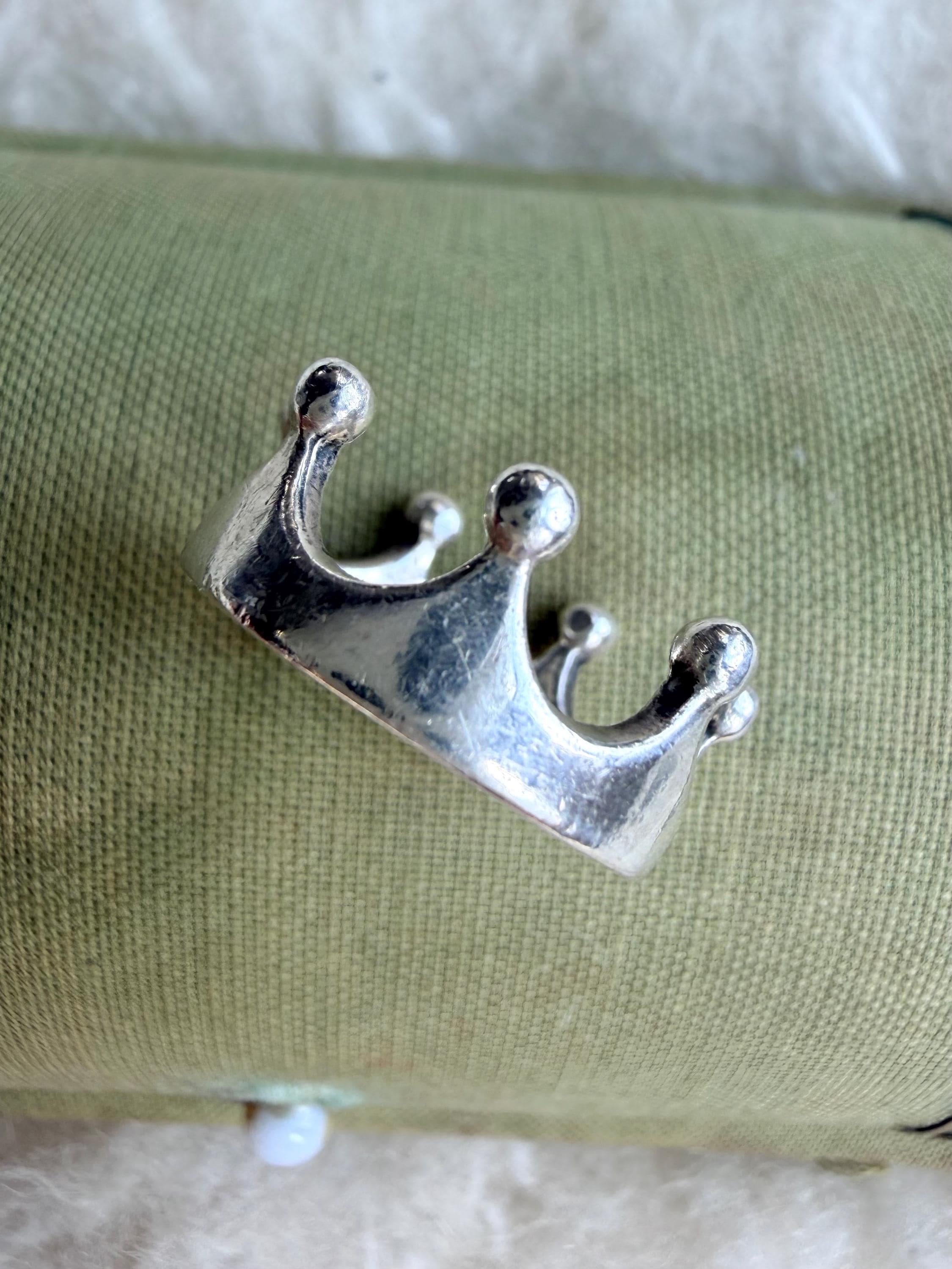 Sz 5.5 ~ James Avery Sterling Silver .925 Crown Ring Band - Etsy