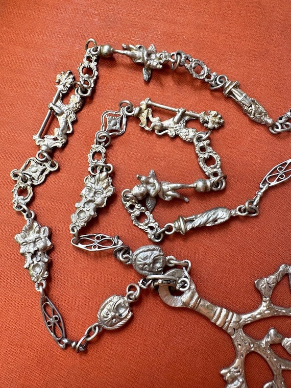 Antique Fratelli Coppini 800 Silver Florence Italy Italian