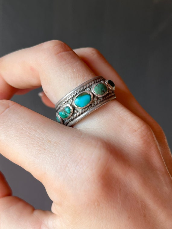 Turquoise infinity deals ring