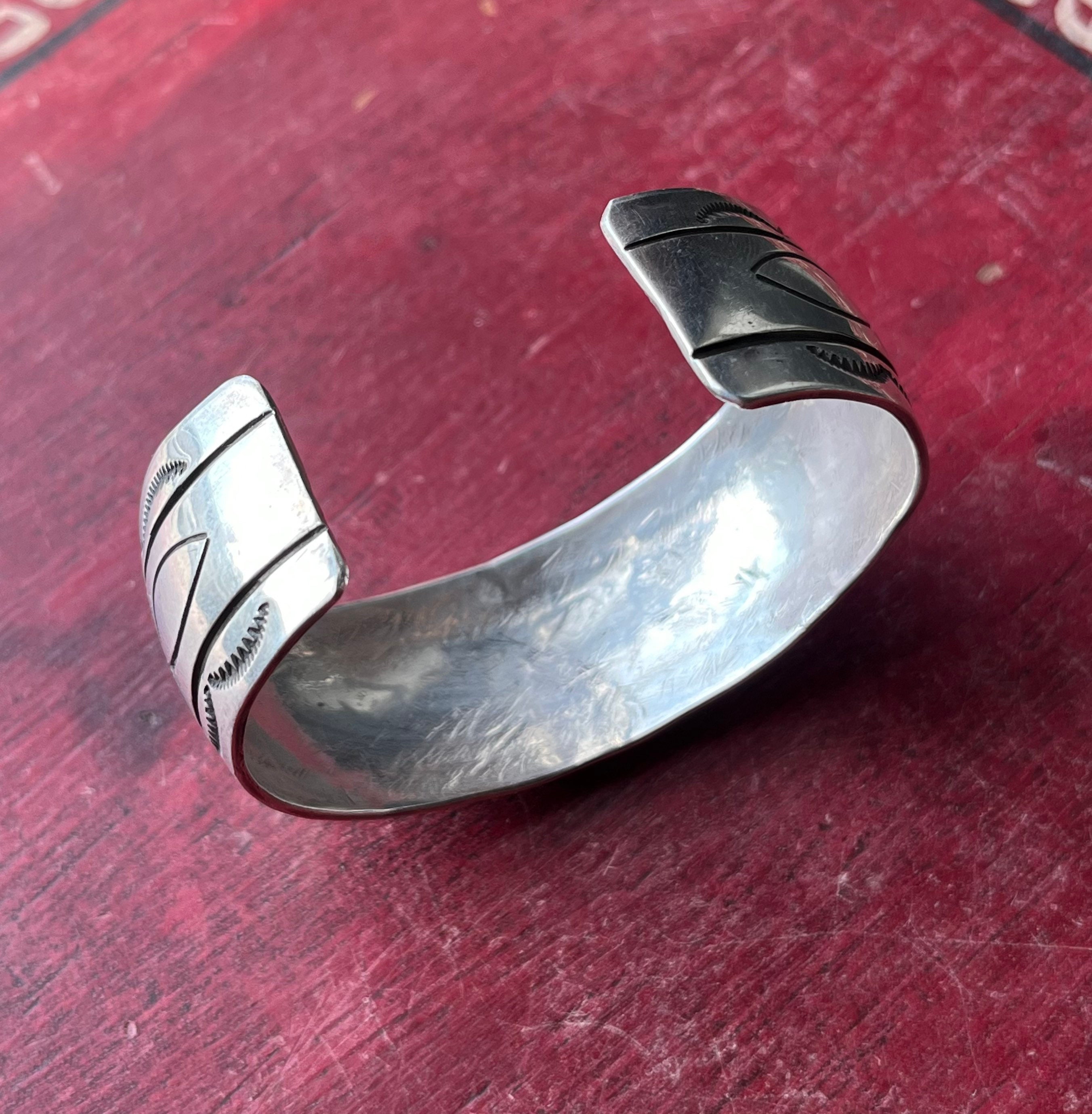 超希少!VTG NAVAJO 1940's SNAKE DESIGN CARINATED STAMPED