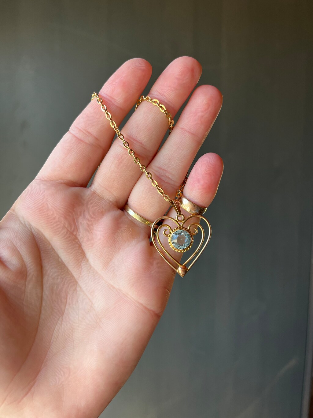 Collana Multistrato Oro Donna Con Ciondoli Cuore Gonfio – ENSKEFEN