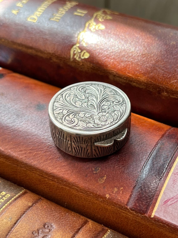 Antique European 800 Silver Pill, Snuff, Trinket … - image 9
