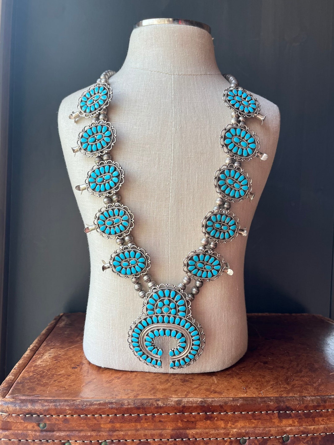 Vintage Native American Navajo Larry Moses Begay Sterling Silver