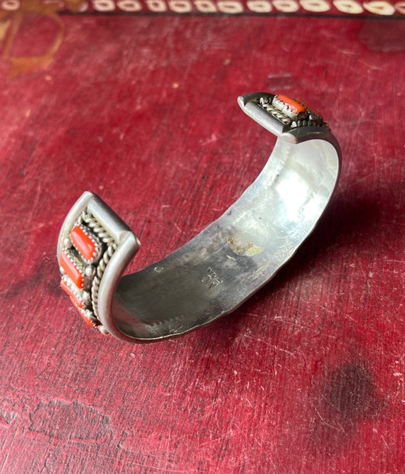 ヴィンテージ ネイティブアメリカン ナバホカフブレスレット シルバー