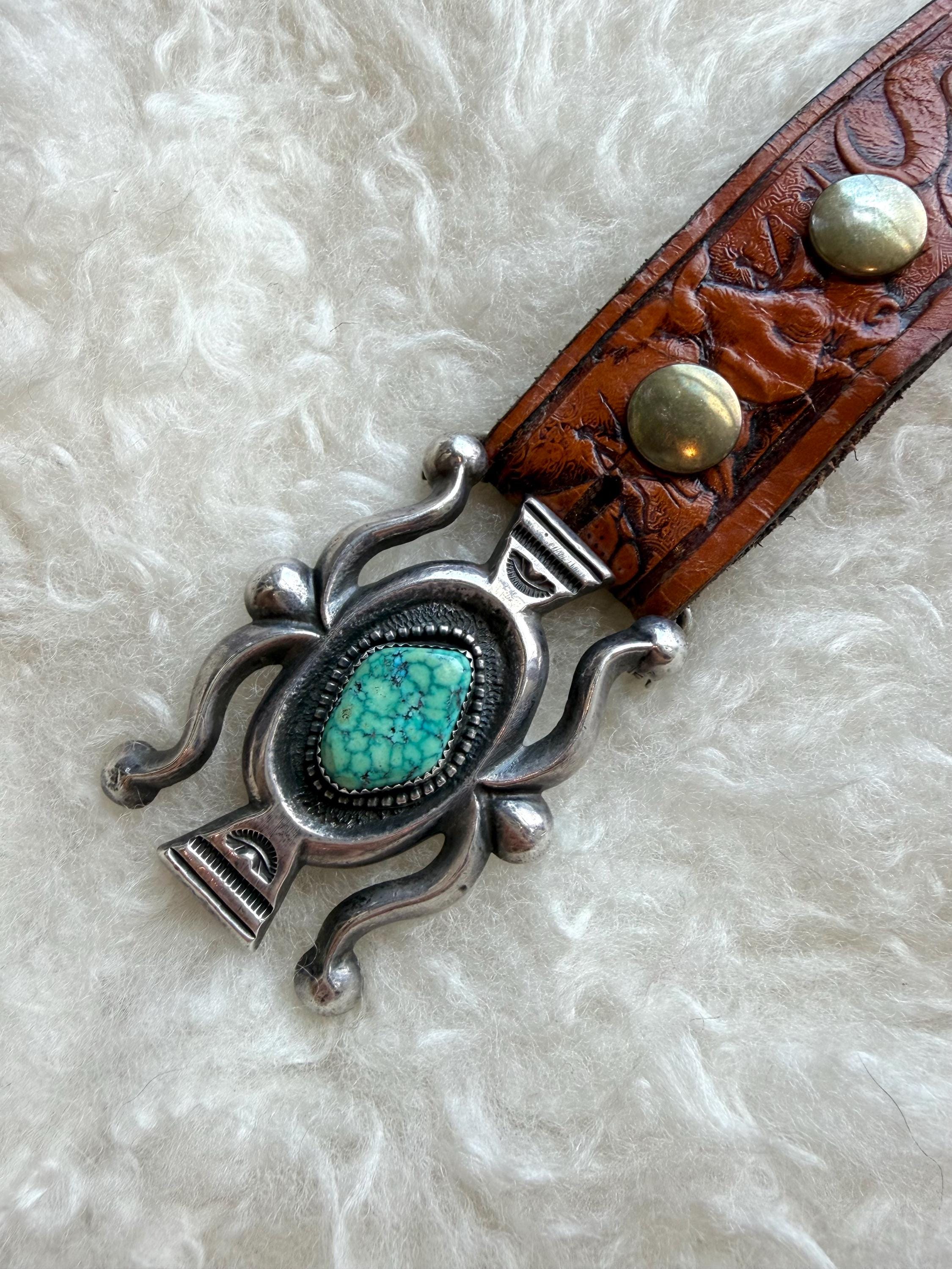 Vintage Native American Navajo Wilford B. Henry Sterling Silver