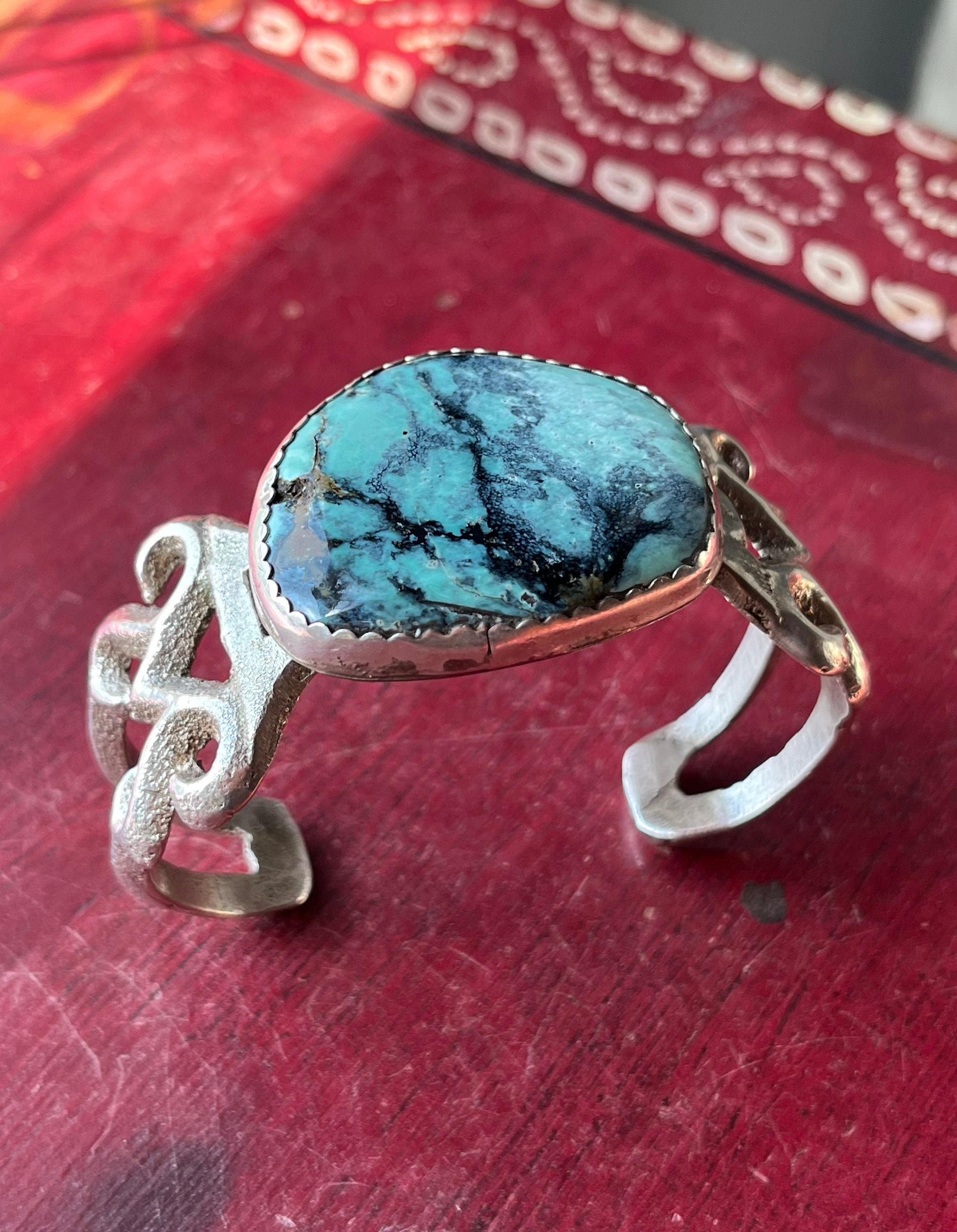 Vintage Native American Navajo KY Sterling Silver