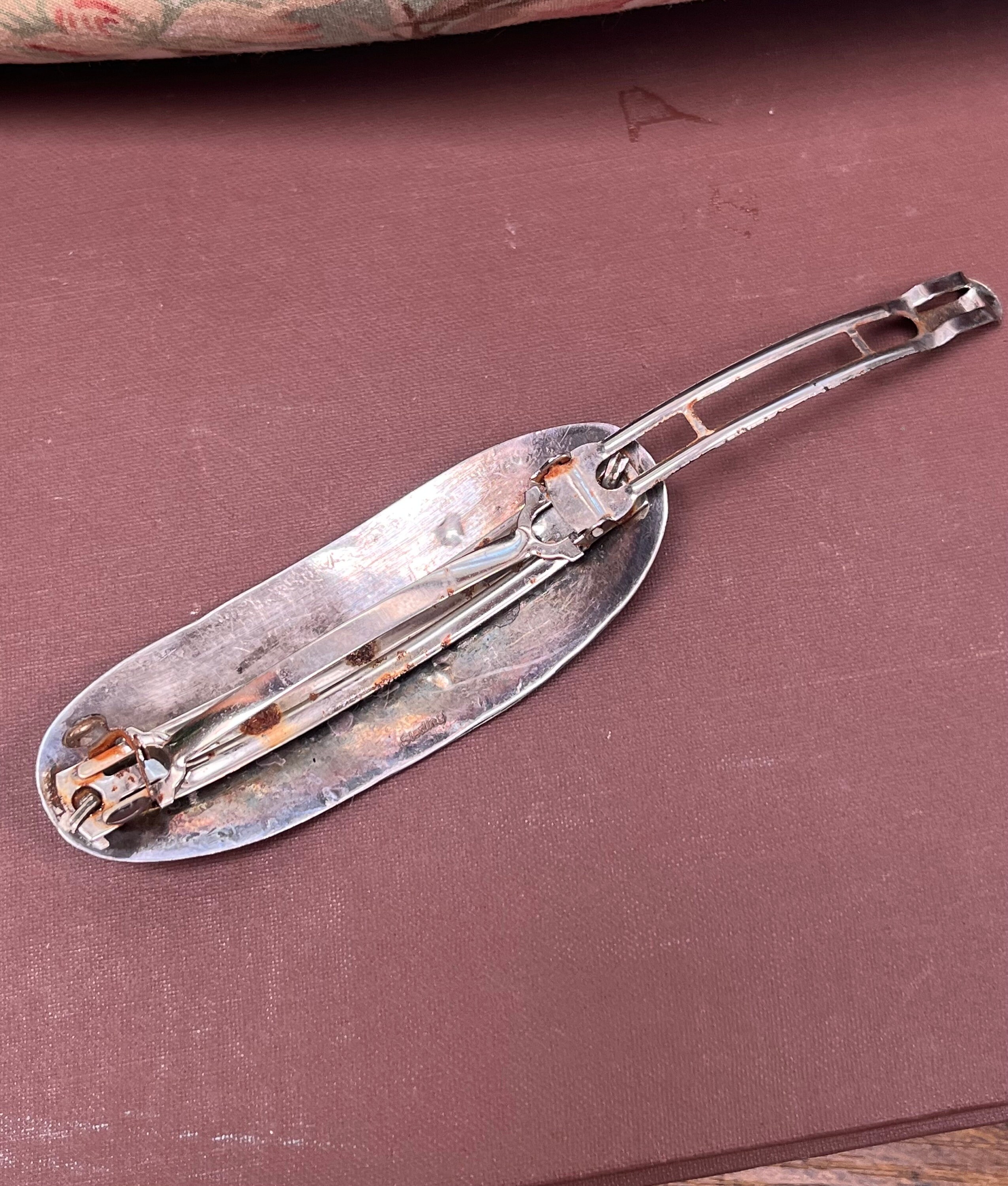 Vintage Native American Sterling Silver Turquoise & Coral 