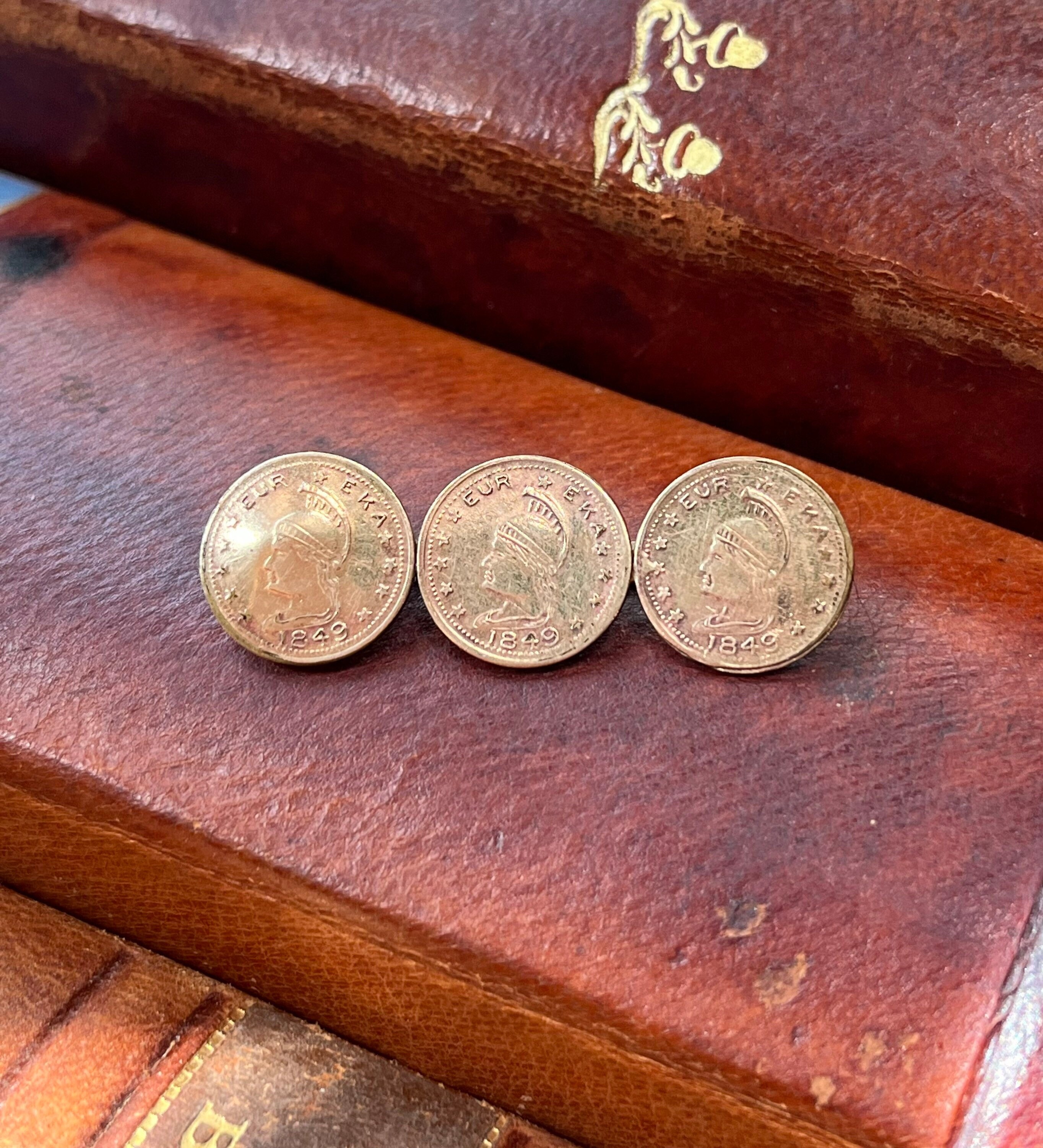 Antique Gold Fill 1849 California Gold Coin Pin Brooch Etsy