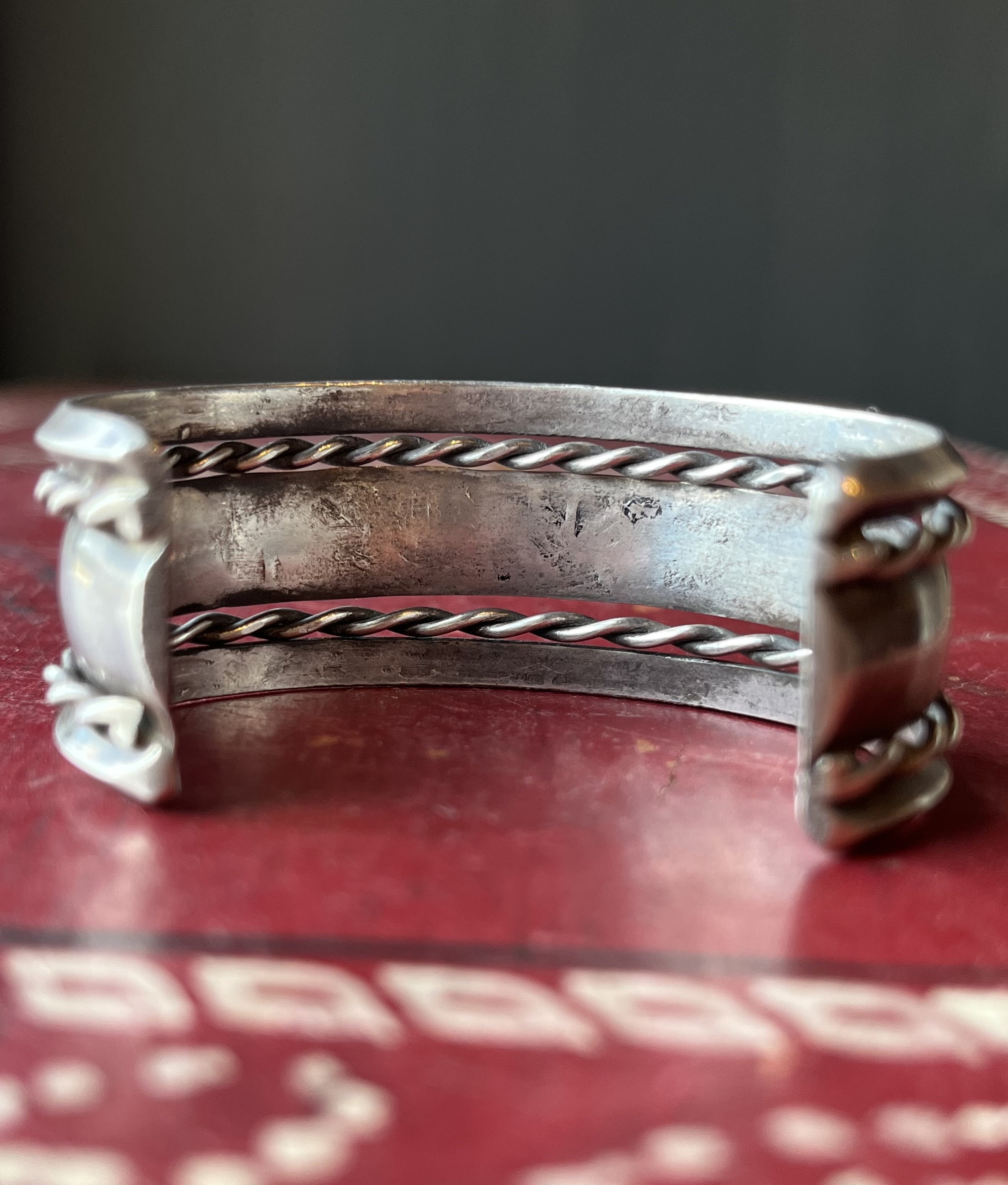 Vintage ナバホ バングル ブレスレット トライバル　sterling 1970s ナバホ バングル ブレスレット トライバル sterling