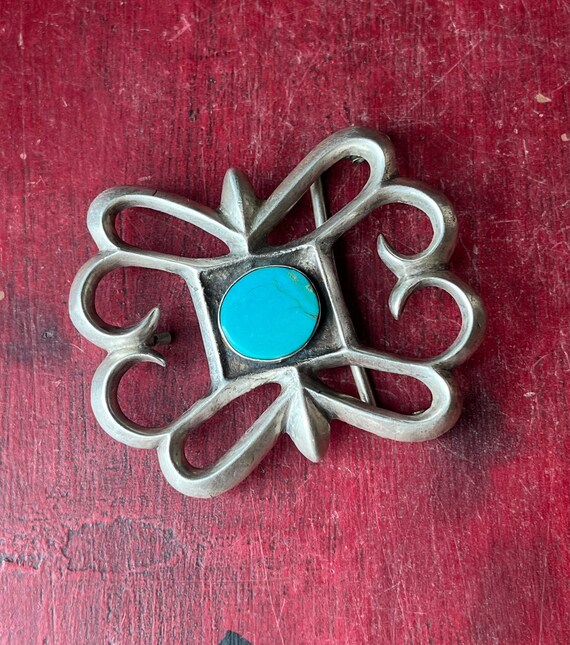 CHENNAN Fibbia per cintura vintage in turquoise Fibbia Boemia in Pietra Turchese 40mm Fibbia Occidentale Vintage Medievale Stile Bohemien per donna e uomo Accessori per cinture (Bianco A