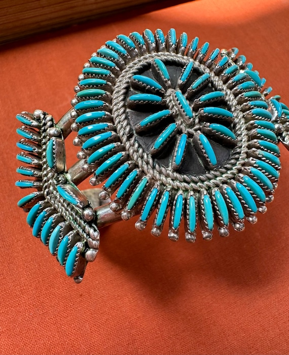 Vintage Native American Zuni J.S. BELLSON Sterling Silver