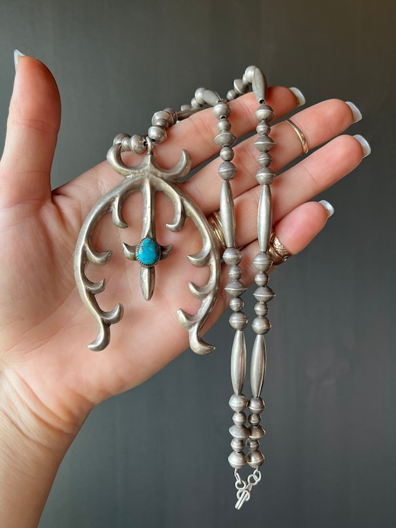 SILVER925 NAVAJO NECKLACE/シルバー/ネックレス - メルカリ