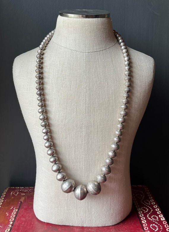 Vintage Native American Sterling Silver Navajo Pearl Wedding