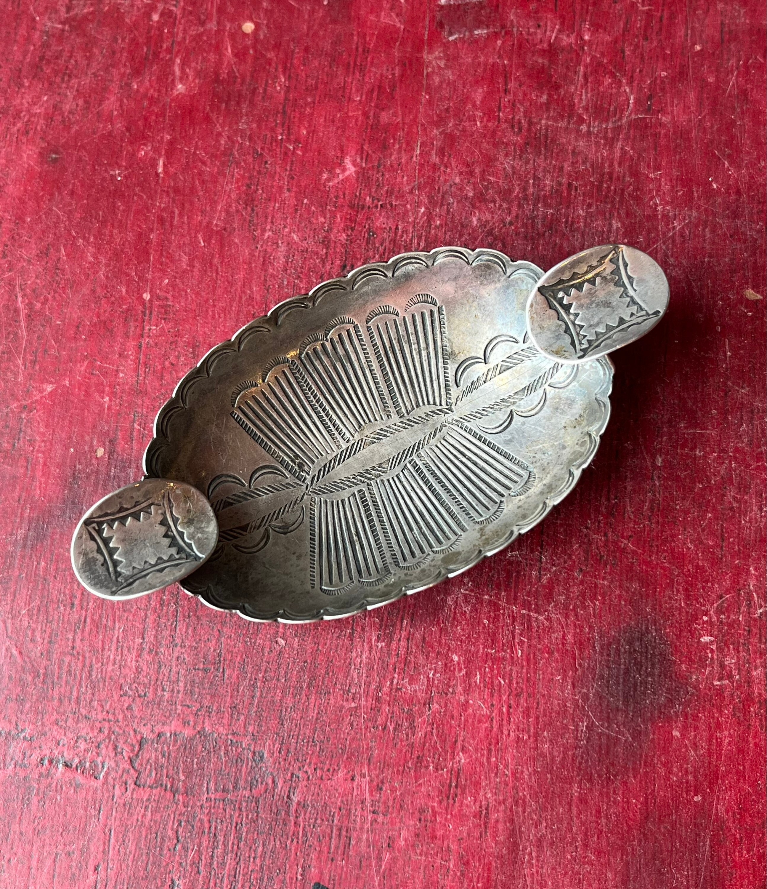 Vintage Mid 1900's Southwestern Native American Sterling Silver