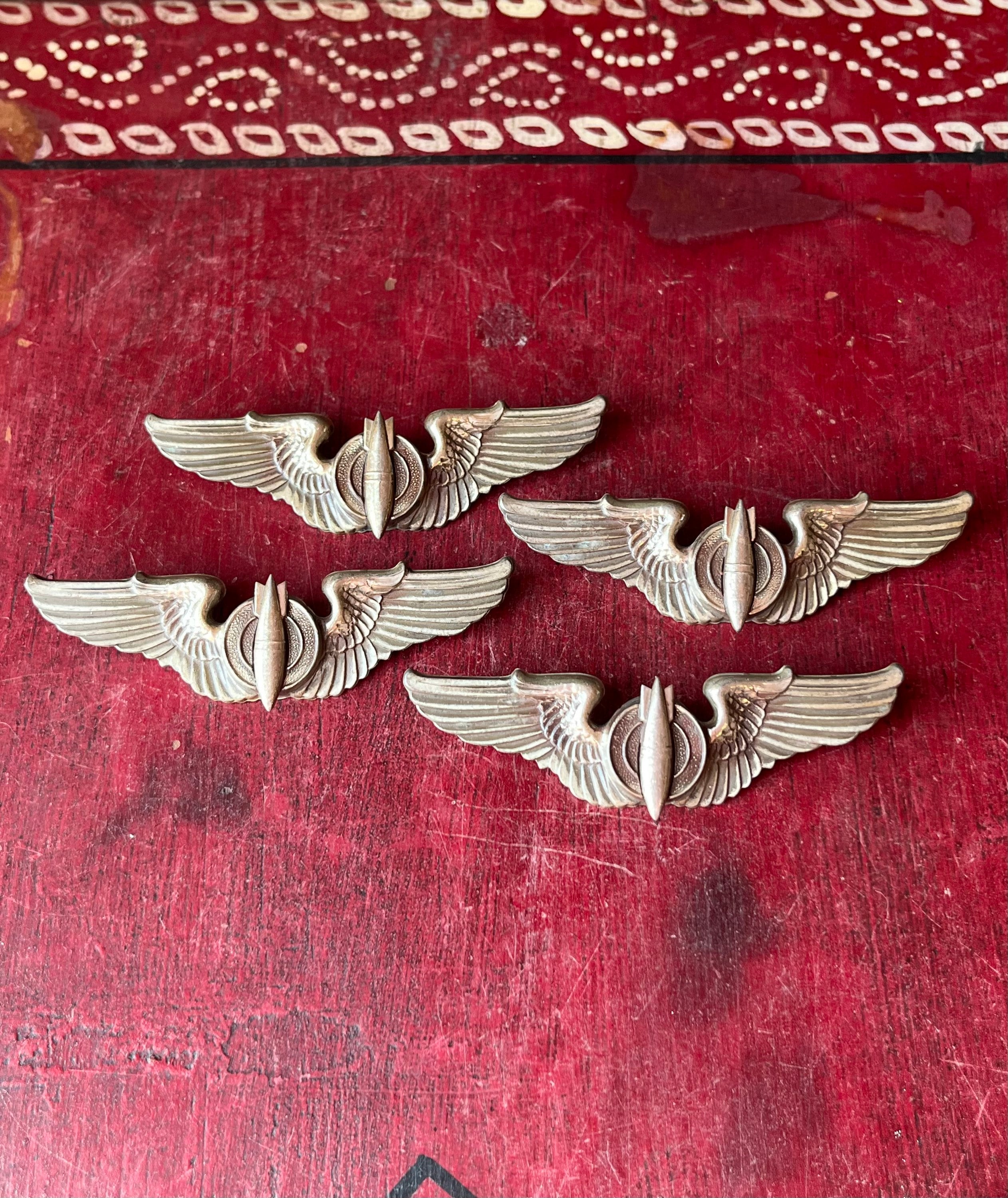 Antique World War II Army Air Force Bomber Sterling Silver AMCRAFT