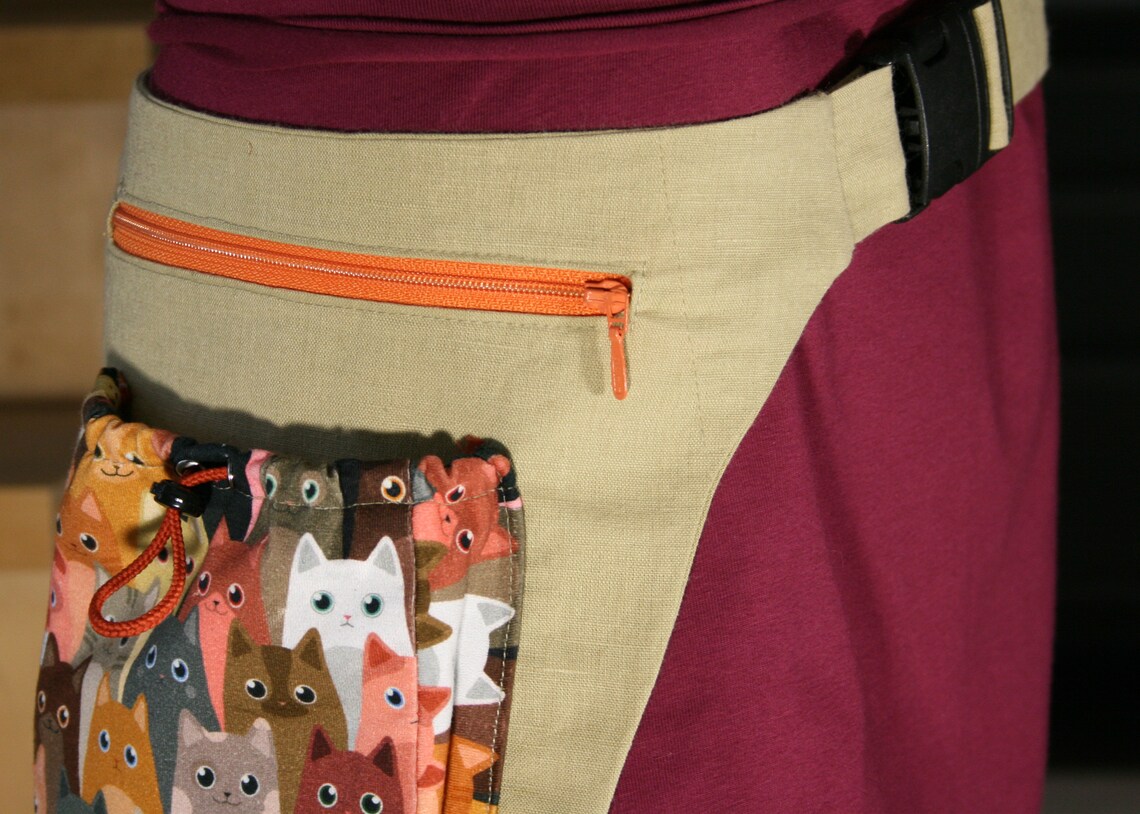 Waist Bag PDF Sewing Pattern Hip Bag Belt Bag Travel Hip Etsy