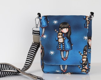 Crossbody Bag, Traveler Bag, PDF sewing pattern, Instant download