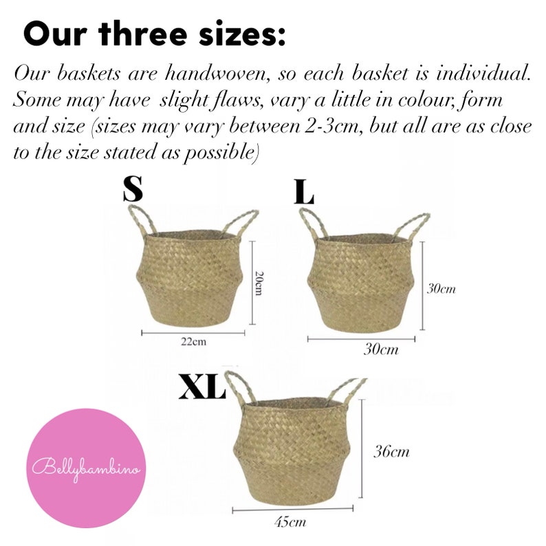 Large Natural Lion Seagrass Belly Basket. for IKEA Kallax Unit Etsy