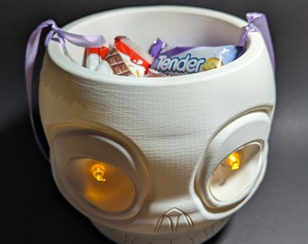 Spooky Halloween Candy Bag – 3D Printed Tote for Trick or Treat, Kids Costume Accessory