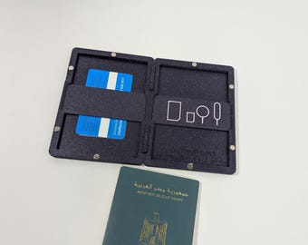 Passport Cover - Personalised / Sim card & ID holders included