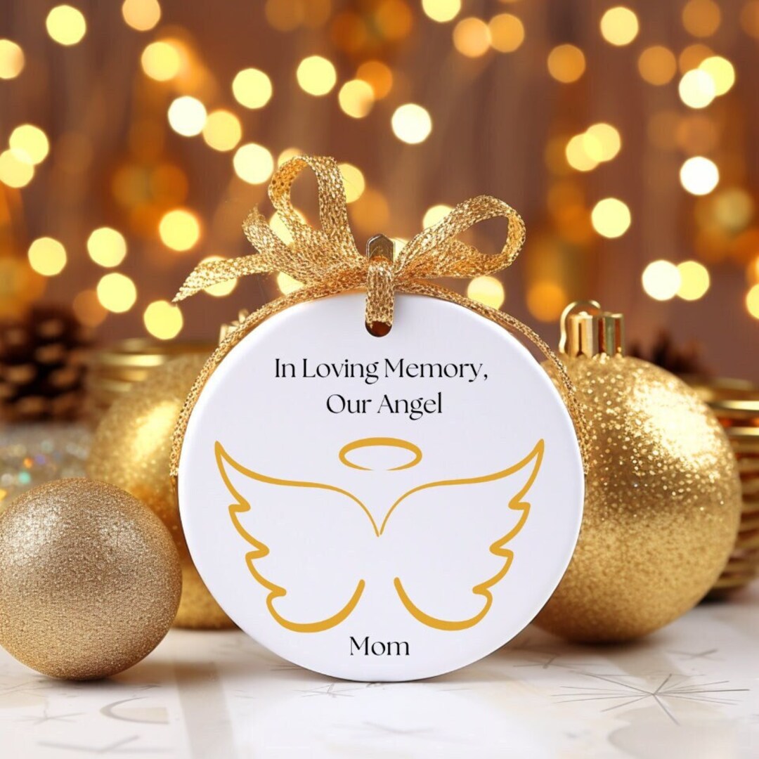 Memorial Ornament-memorial Christmas Ornament-personalized - Etsy