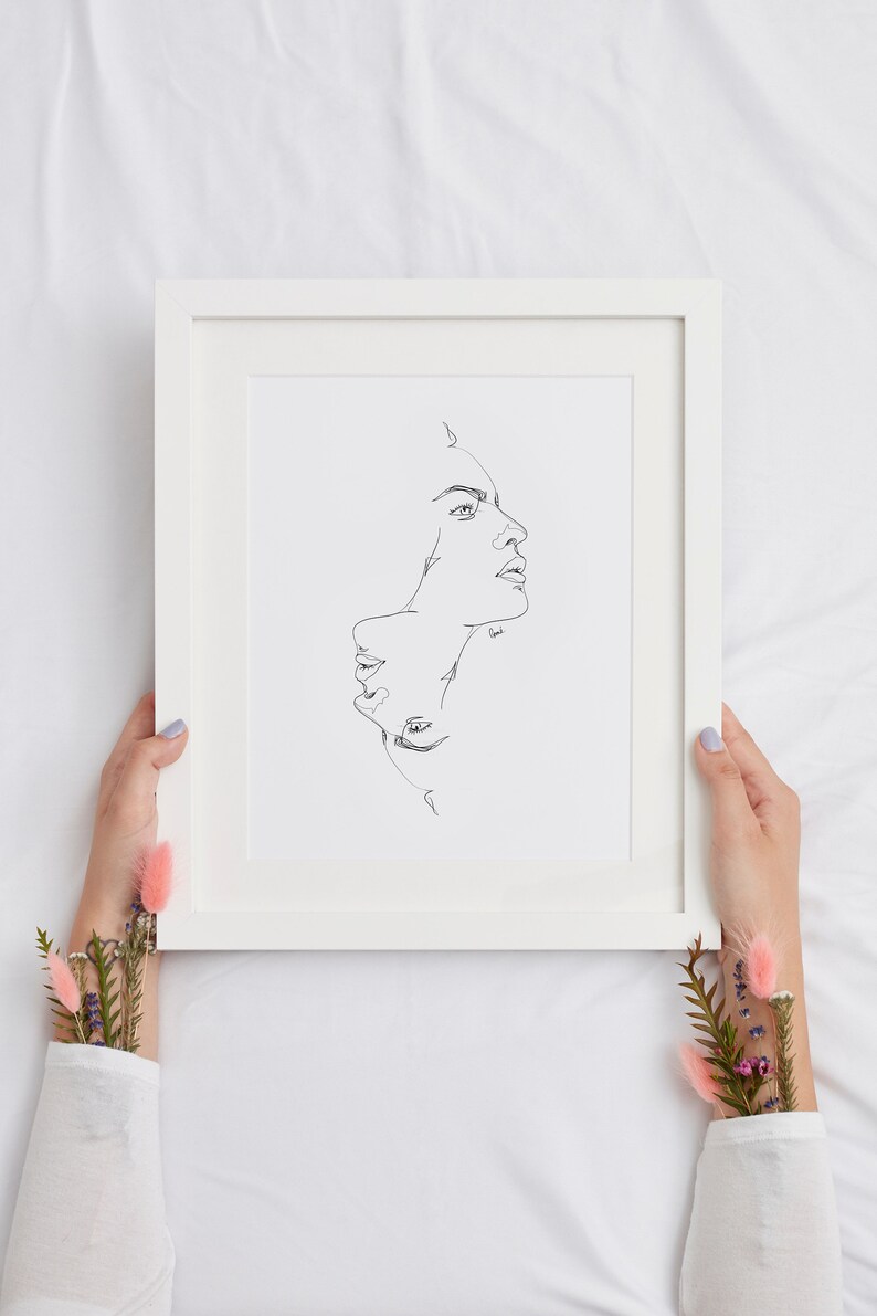 Dessin trait fin Noir femme Visage OLIVIA fichier Dessin trait fin Noir femme Visage OLIVIA fichier