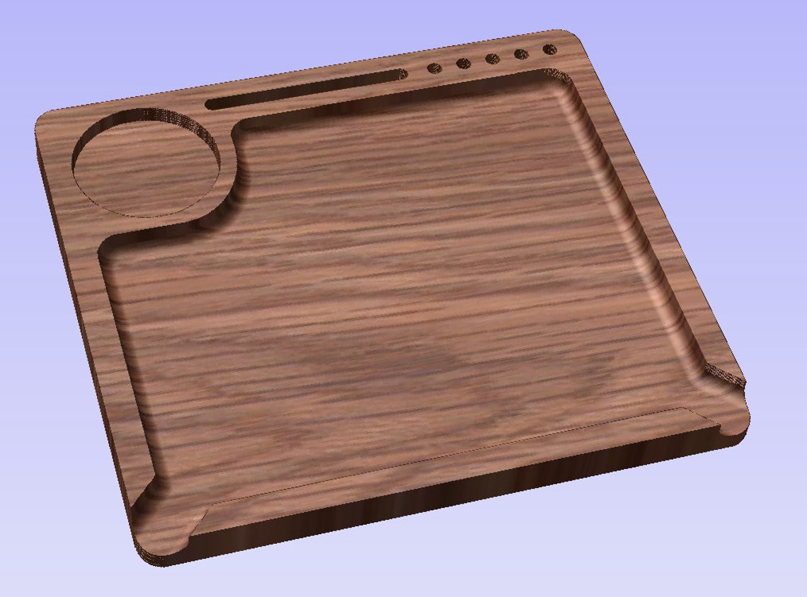 Deluxe Rolling Ray 10x9, Digital Download for Cnc. Svg, Dxf, Pdf Etsy