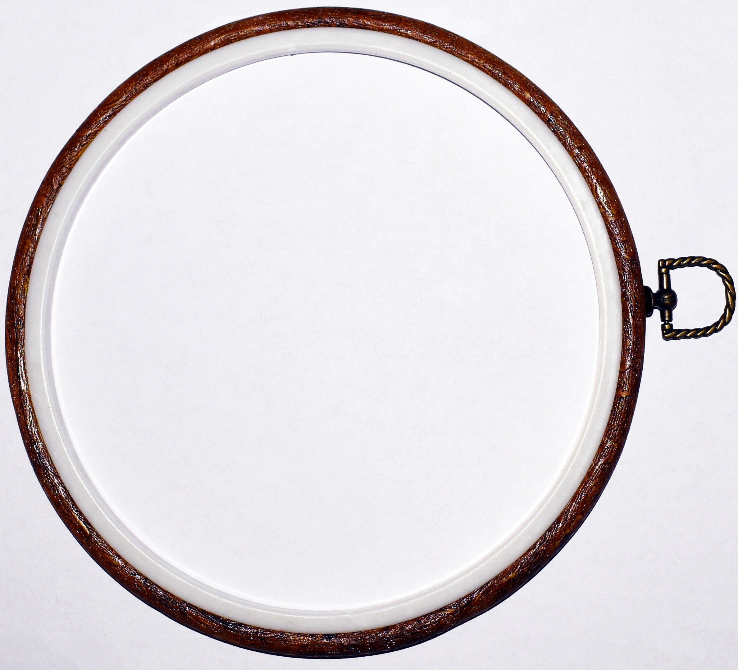 Cross Stitch Hoop, 71/2 Inch, Wood Imitated Etsy UK