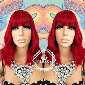 Red wig etsy shop