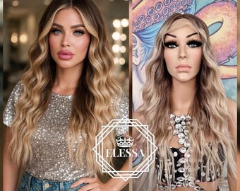 Fabulous Magnetic Fantasy Hairstyle Long Curly Lace Front  display picture 1