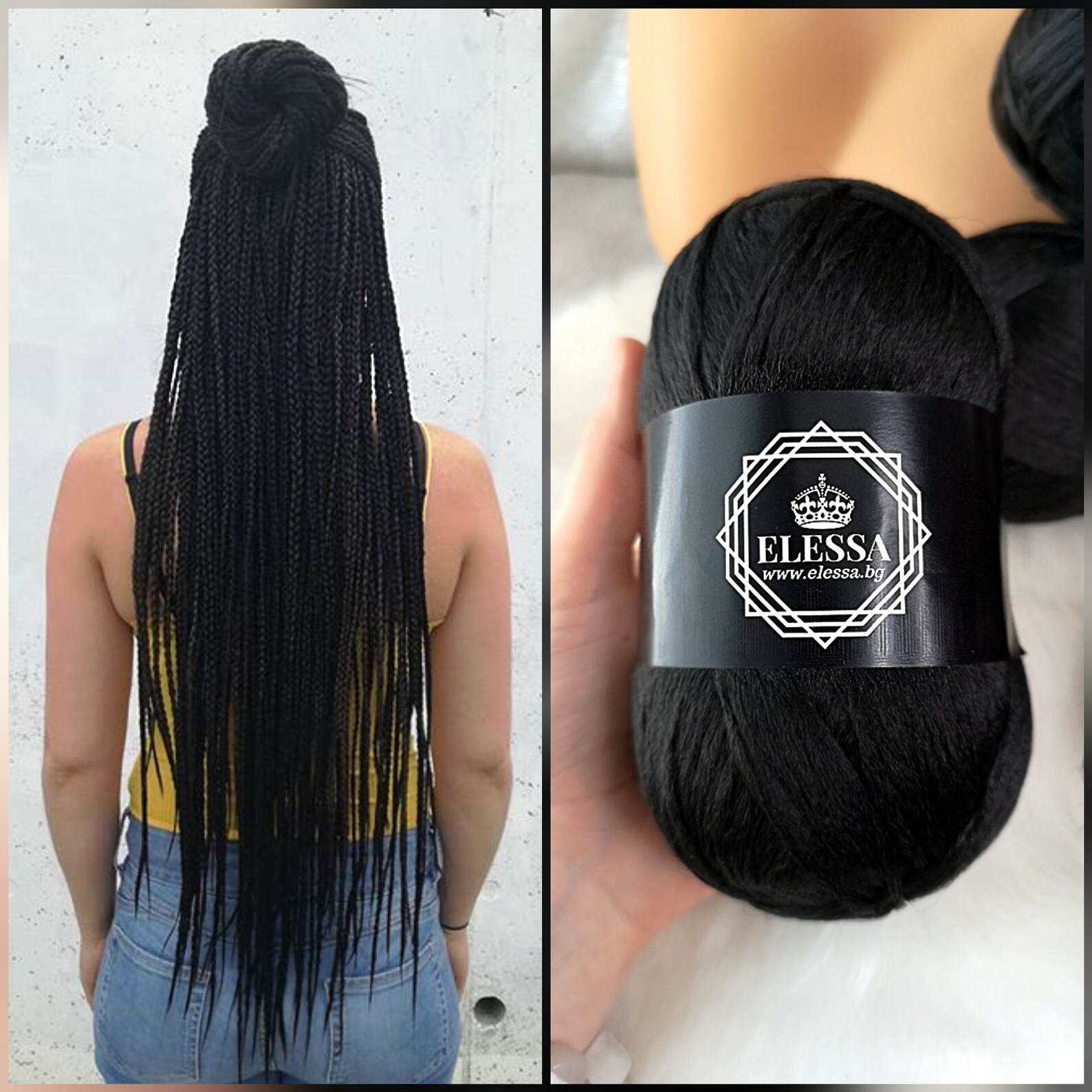 Brazilian Yarn for Braids Highquality Acrylic Wool for Hair Etsy
