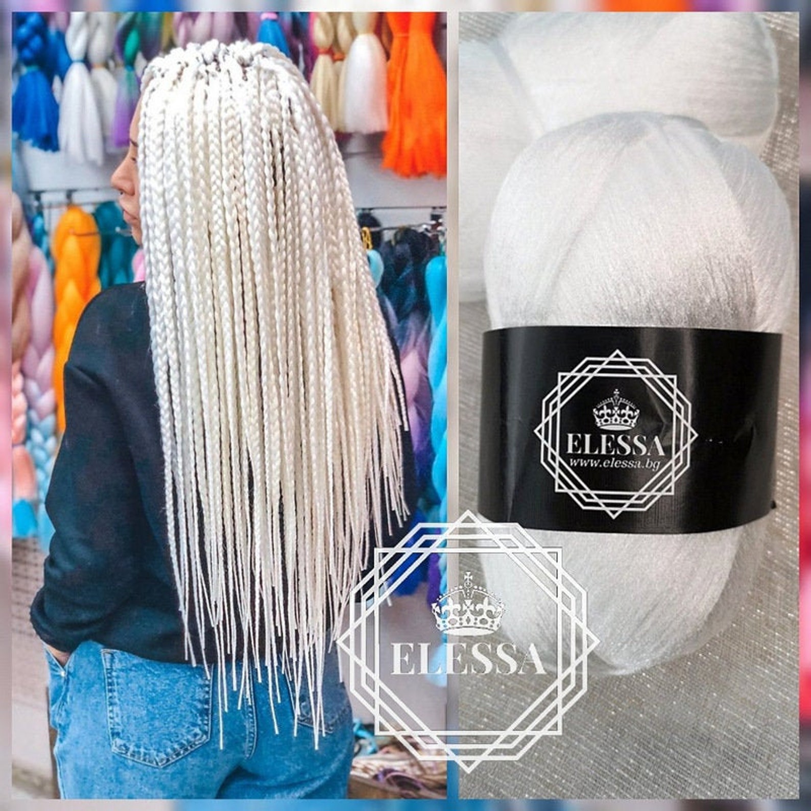 Brazilian Yarn for Braids High Quality Acrylic Wool for Hair Etsy