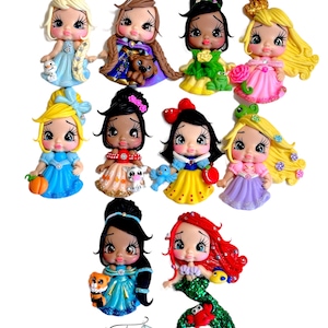 Princesas Deslumbran en vestidos de GalaArcillas para lazos