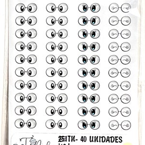 Resin Eyes 421TN  (New collection ), Adhesive eyes, dolls eyes, 3d stickers,