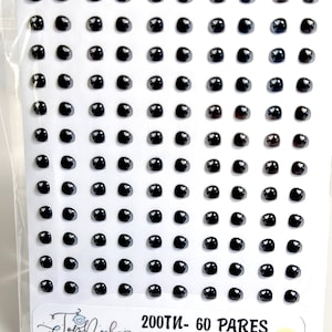 Resin Eyes 200TN  (New collection ), Adhesive eyes, dolls eyes, 3d stickers,
