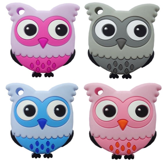 Baby Teether Silicone Soother Bendable,Chewable Teething Stocking Filller Toy