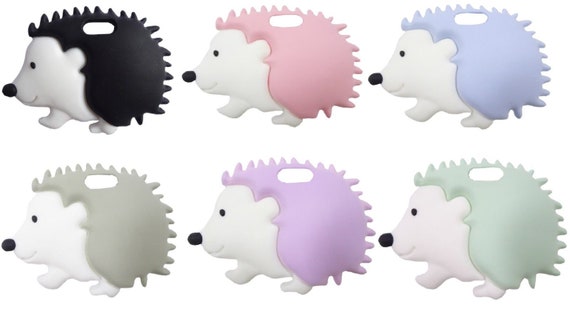 Baby Teether Silicone Soother Bendable,Chewable Teething Stocking Filller Toy