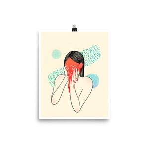 Hold It Together 2 // Illustration Art Print, Giclée Print