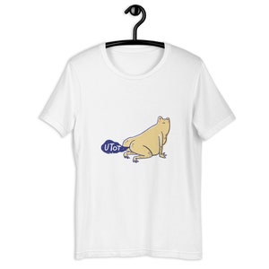 Utot Short-Sleeve Unisex T-Shirt // Filipino/Tagalog Funny Frog Illustration