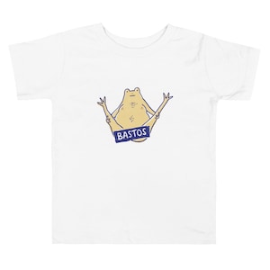 Bastos Toddler Short Sleeve Tee // Filipino/Tagalog Funny Frog Illustration