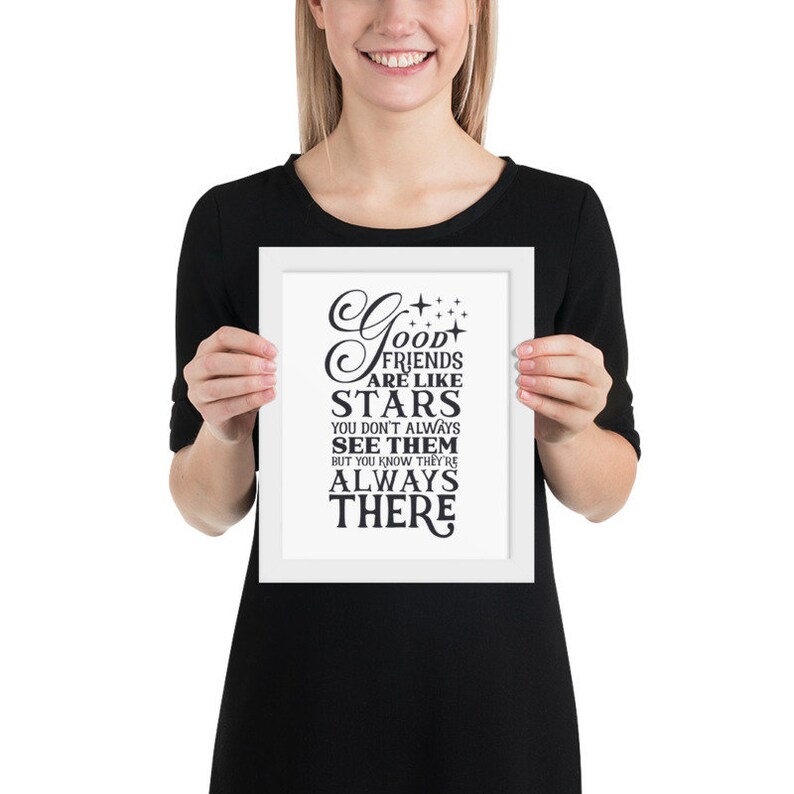 You Don/'t Always See Them but You Know They/'re Always There DXF PNG Good Friends Are Like Stars jpg circut Silhouette cut file SVG