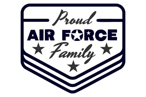 Download Svg Proud Air Force Family Design Dxf Png Jpg Cut File Etsy