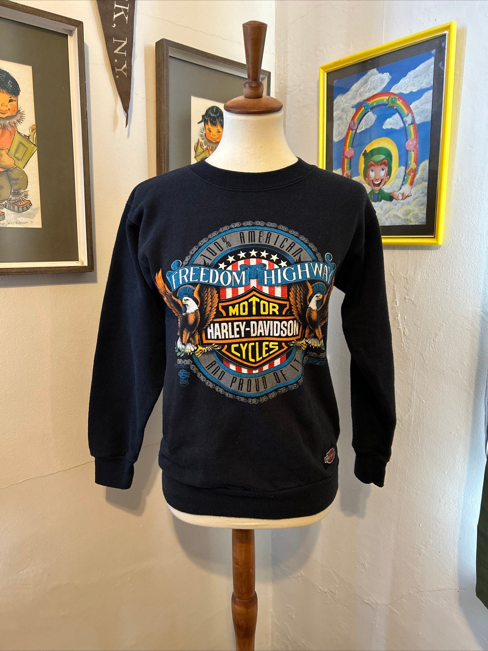 Harley Davidson Sweatshirt Etsy